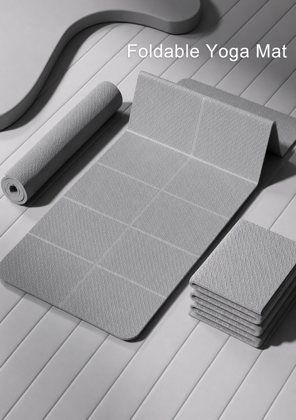Foldable, Non-Slip Lightweight Yoga Mat