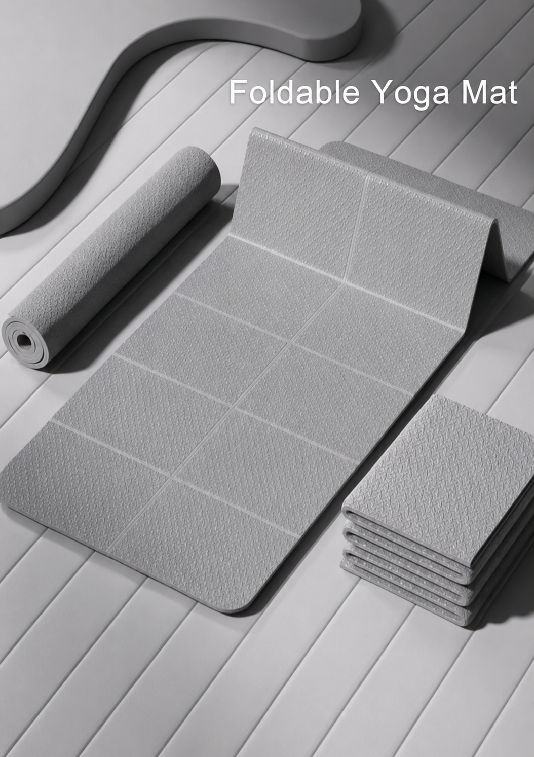 Foldable, Non-Slip Lightweight Yoga Mat